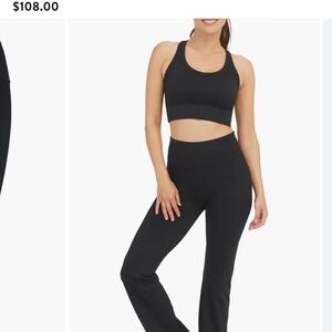 SPANX Black Booty Boost Flare Leggings